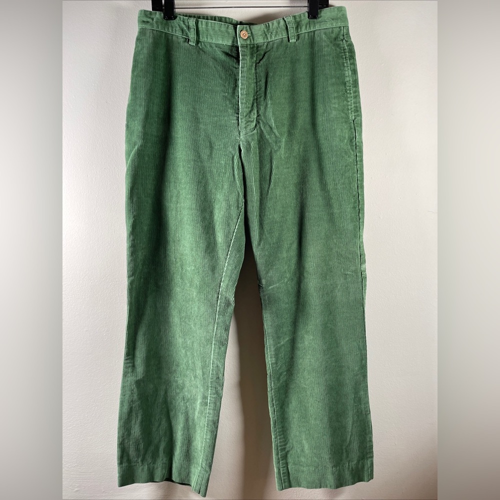 Mens Vineyard Vines green corduroy pants size 34